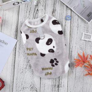 Μπλουζάκι Βελουτέ Pet Panda - Γκρι