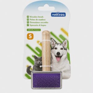 Βούρτσα Slicker Ξύλινη Λαβή Nobleza Small