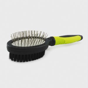 Double Pin Brush Green Nobleza