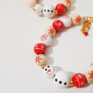 Christmas Snowman Necklace