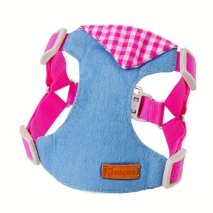 Σαμαράκι Τζιν Plaid Bandana – Φούξια