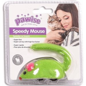 Παιχνίδι Γάτας Speedy Mouse Pawise – Πράσινο