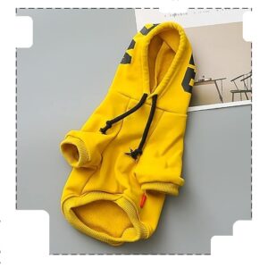 Φούτερ Hoodie Letters – Κίτρινο